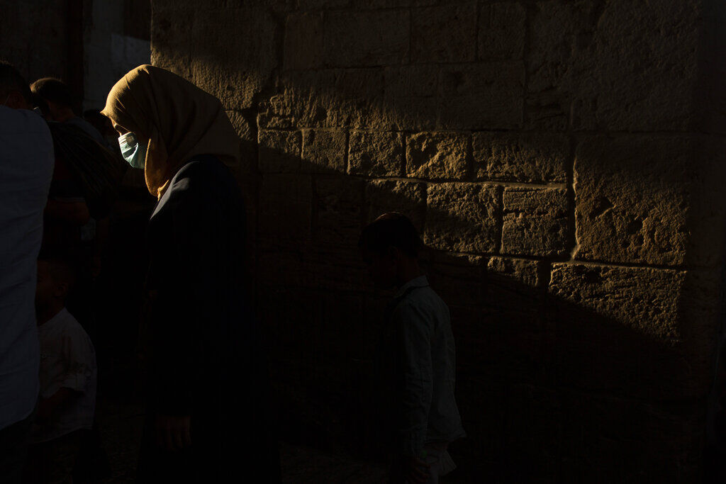APTOPIX Virus Outbreak Palestinians Eid